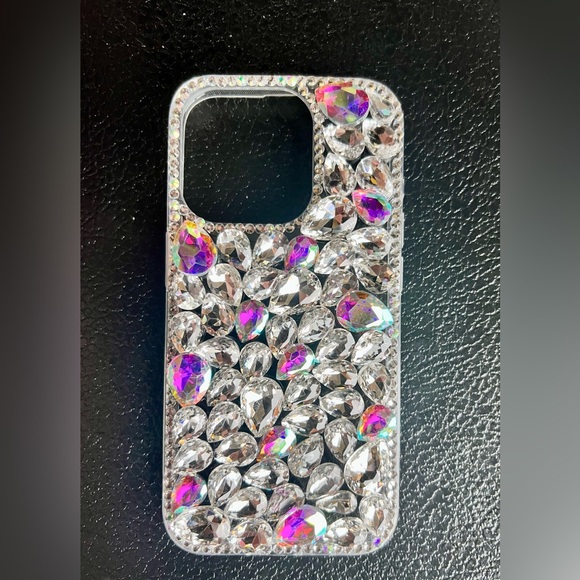 Bling Rhinestone Case For Iphone 15 pro - Picture 1 of 5
